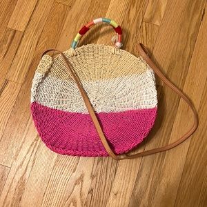 J. Crew straw bag